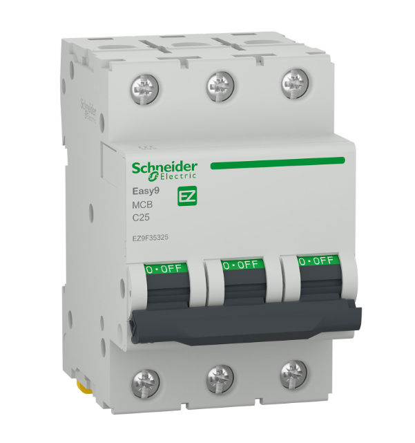 Автоматичен прекъсвач Schneider Electric Easy 9 3P 25A C 6kA